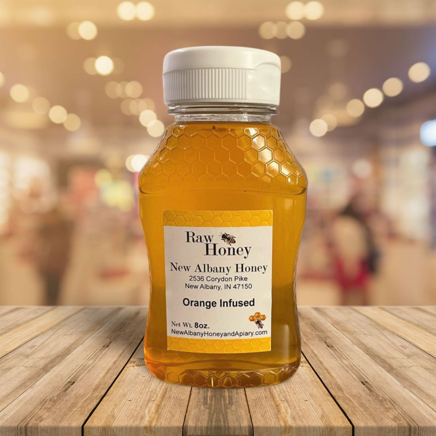 Orange - Infused Raw Honey
